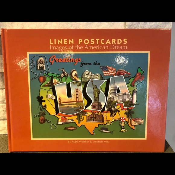 PERFECT GIFT Beautiful Hardback Coffe Table Book about Linen Postcards - Picture 6 of 9